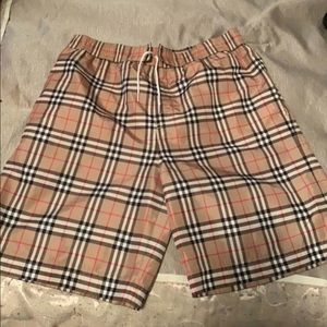 Boys Burberry swim trunks size 12Y